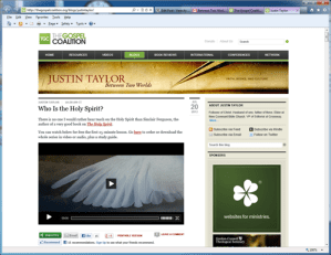 Justin Taylor Blog
