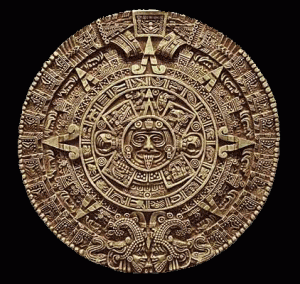 Descendants of the Mayan people were first evangelized by Spanish missionaries in the 16th century.   Once a great civilization prior to the arrival of the Spanish, the collapse of the Maya remains an enigma to anthropologists.... which partly explains the fanciful theorizing regarding the Mayan calendar among New Age movement enthusiasts.