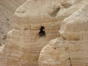 Though I did not snap this photo, I was able to see the caves of Qumran from the tour bus during a trip to the HolyLand that I made in 1994.