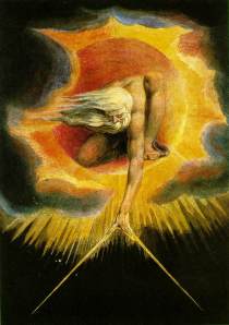 The Ancient of Days. 1794.  Watercolor by William Blake.