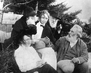 Alexander Graham Bell and Hellen Keller