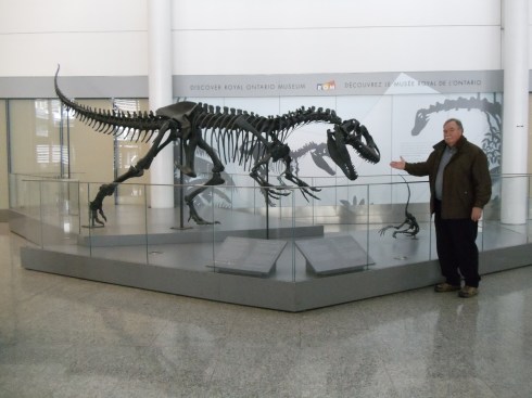 Dinosaur at Toronto Airport