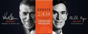Ken Ham and Bill Nye debate tonight. Do not expect a lot of nuance or substance, but there will be a lively discussion.