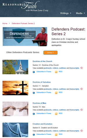 William Lane Craig's Defenders Series