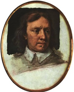 Oliver Cromwell (1599-1658), Lord Protector of England, and Christian reformer of church and civil governance. A hero of liberty to some. A fanatical tyrant to others. From an unfinished portrait by Samuel Cooper (credit: Wikipedia)