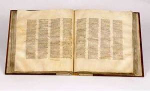 Codex Sinaiticus, includes the earliest complete copy of the Septuagint (LXX), the Greek translation of the Old Testament used by the early church (credit: bible archaeology.org)