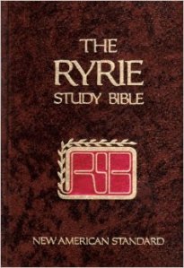 The Ryrie Study Bible. One of the most influential aids for understanding the English Bible for decades.