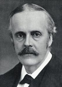 Lord Arthur Balfour (1848-1930), British political leader behind the Balfour declaration, promising a home for the Jewish people in Palestine (credit: Wikipedia)