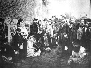Jewish refugees in Liverpool, 1882, fleeing pogroms.