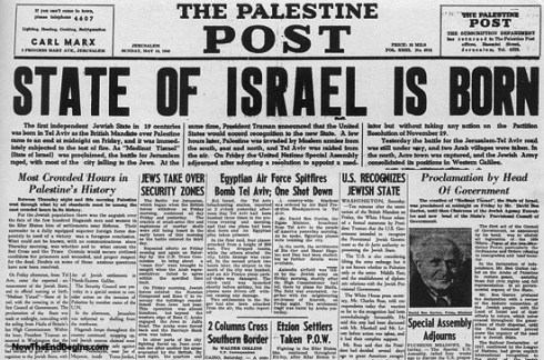What is the "big deal" about 1948 and Israel?