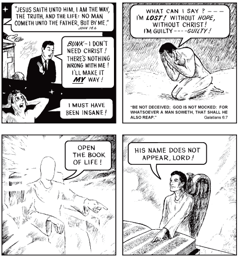 Jack Chick, fundamentalist cartoonist, died at age 92, on October 23, 2016. His most popular comic book tract was This Was Your Life.