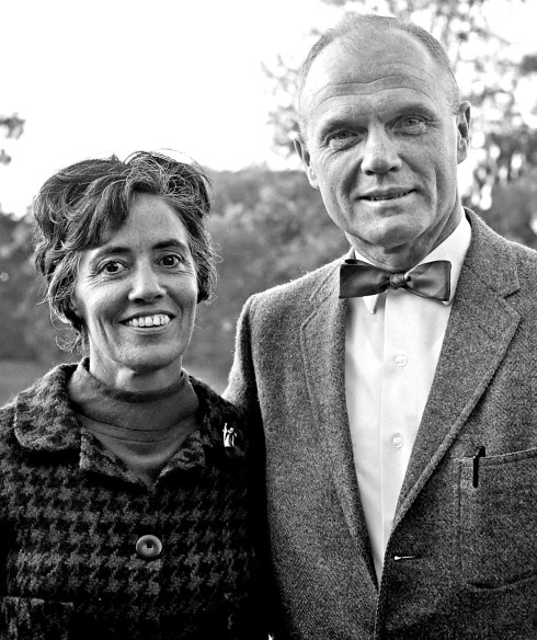Annie and John Glenn, in 1965. They where married for 73 years, until his death in December, 2016.