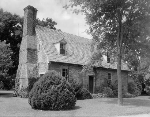 Adam Thoroughgood House. An historic colonial home in Virginia Beach, Virginia (credit: Frances Benjamin Johnston)